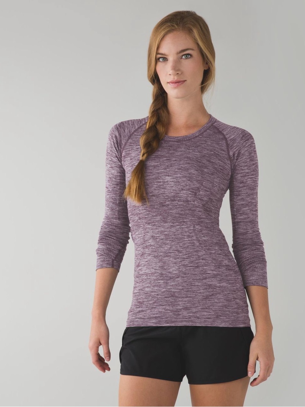 Lululemon Swiftly Tech Long Sleeve Crew
Heathered Black Cherry